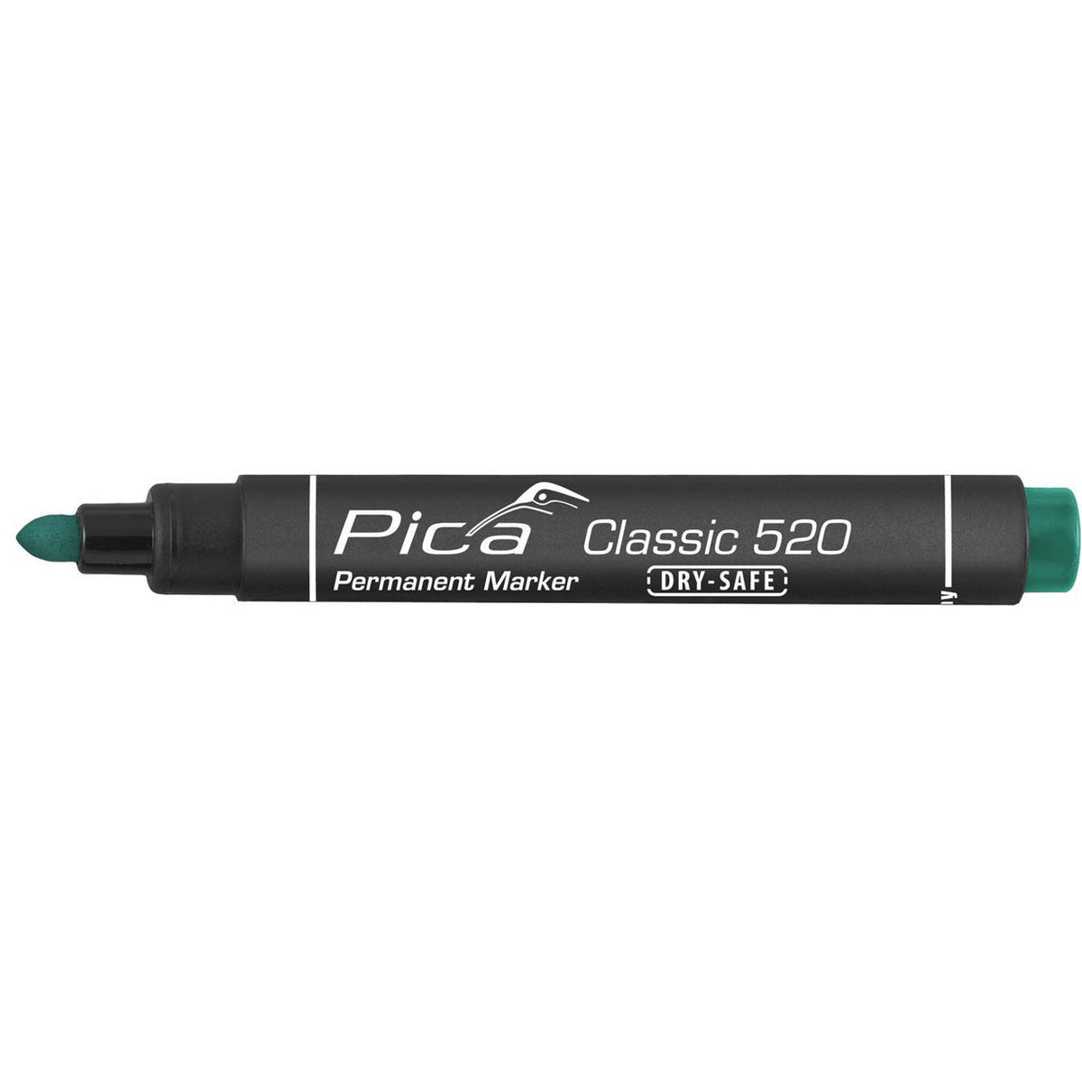 Pica Classic 520 Permanent Marker Grün mit sichtbarer Rundspitze