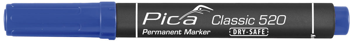 Pica Classic 520 Permanent Marker Blau geschlossen