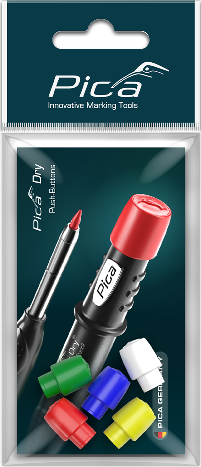Pica Dry Farbige Kappen 55801 im 5er-Set