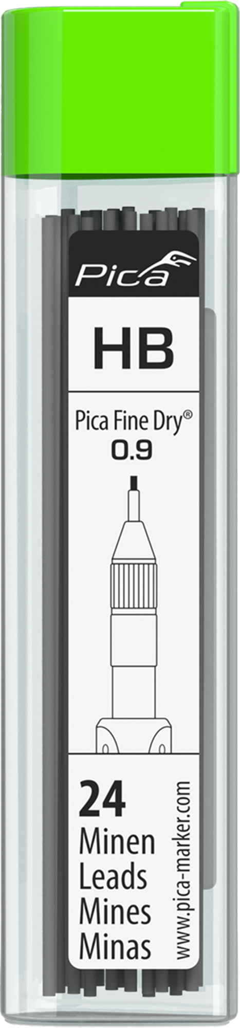 Pica Fine Dry Ersatzminen 7030 Graphit HB