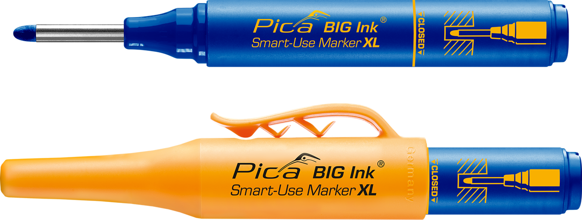 Pica BIG Ink 170 Blau geöffnet und geschlossen