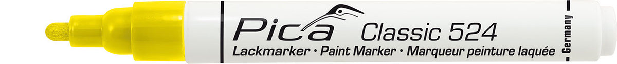 Pica Classic 524 Lackmarker Gelb geöffnet