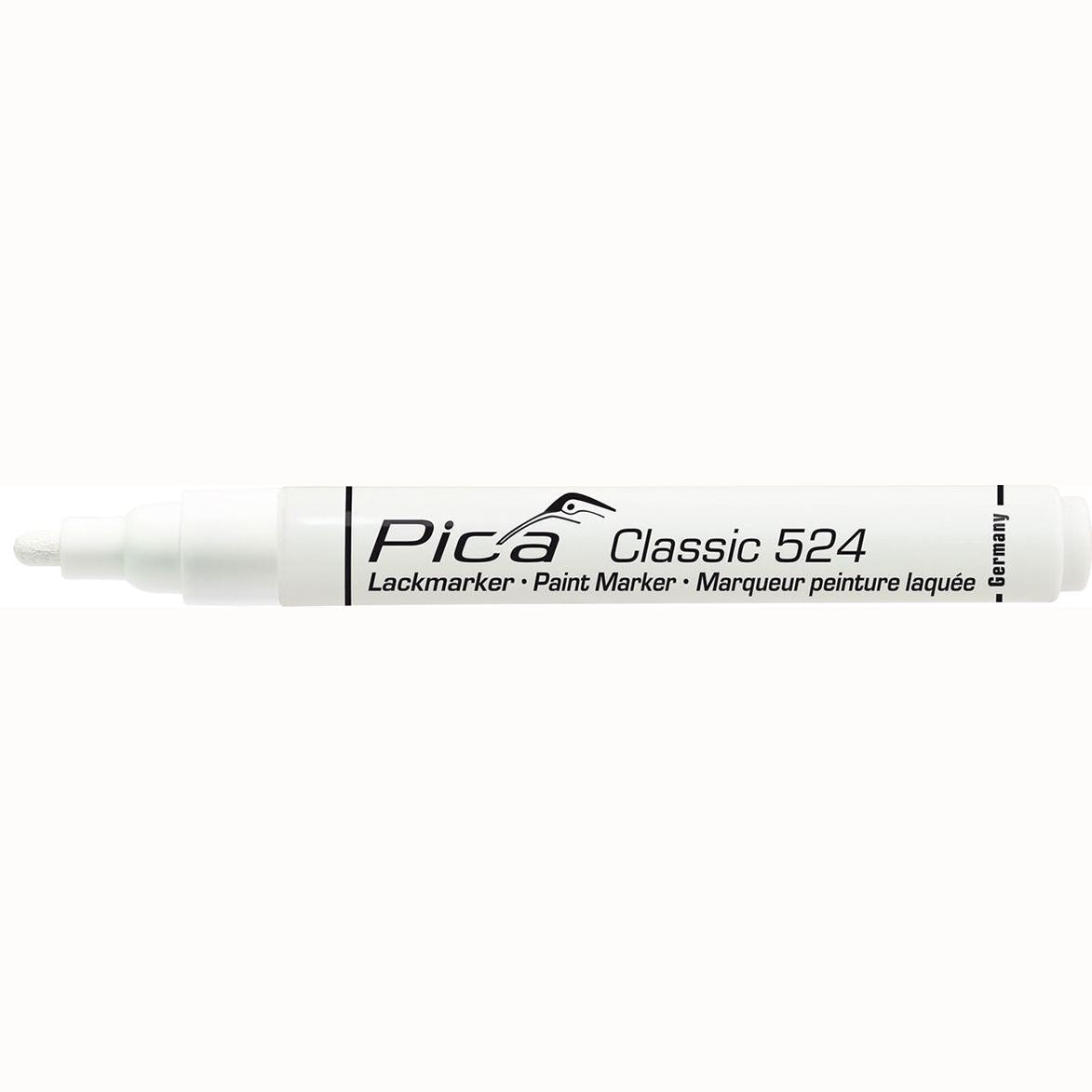 Pica Classic 524 Lackmarker Weiß geöffnet